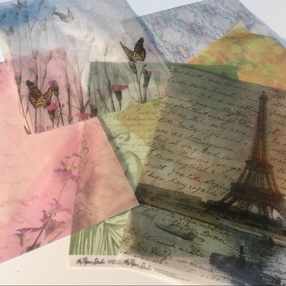 GORGEOUS HAND Selected Set of Scrapbook Paper!